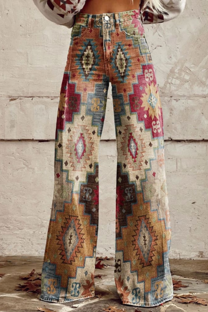 Juliette | Weiche Gedruckte Hose