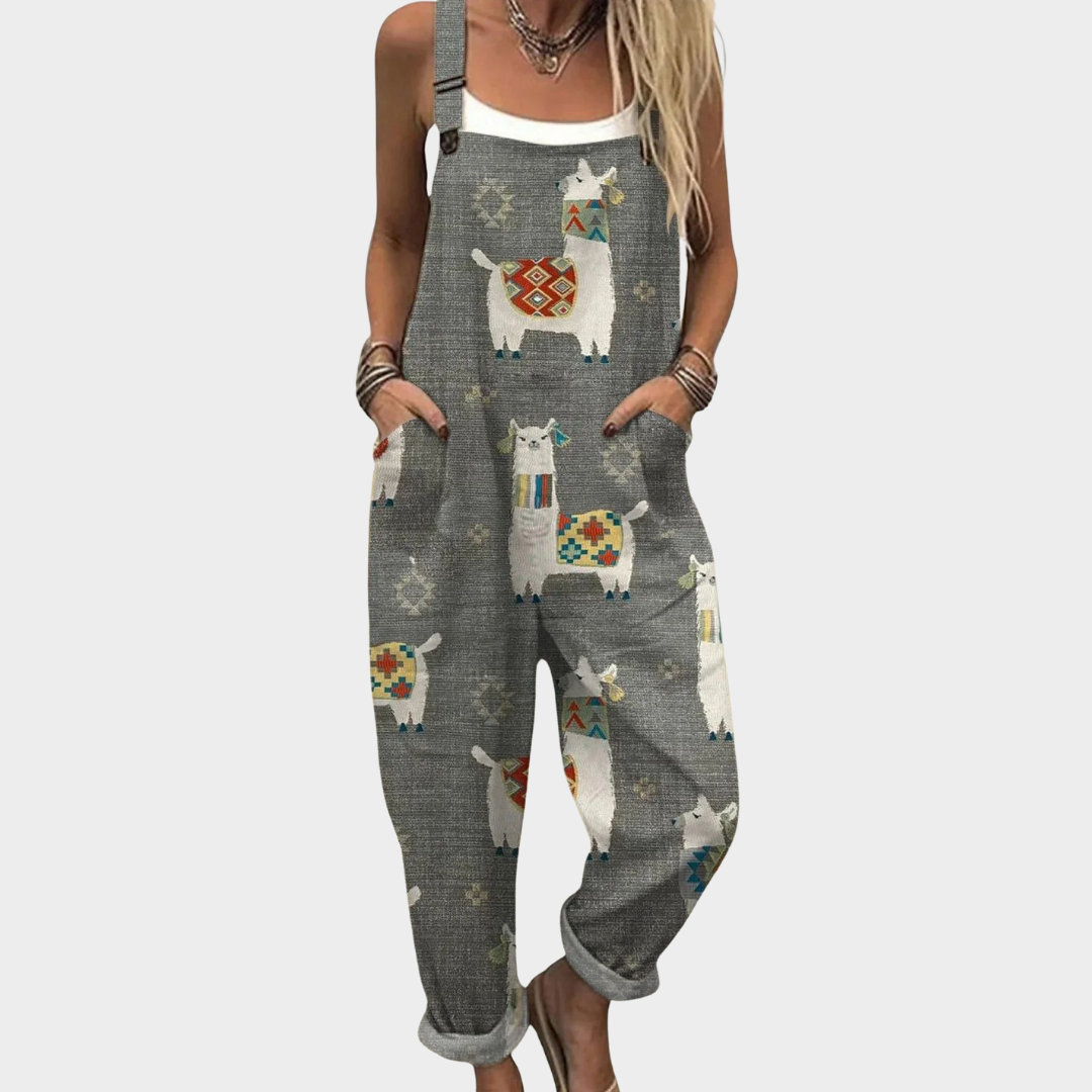 Bequemer bedruckter Overall