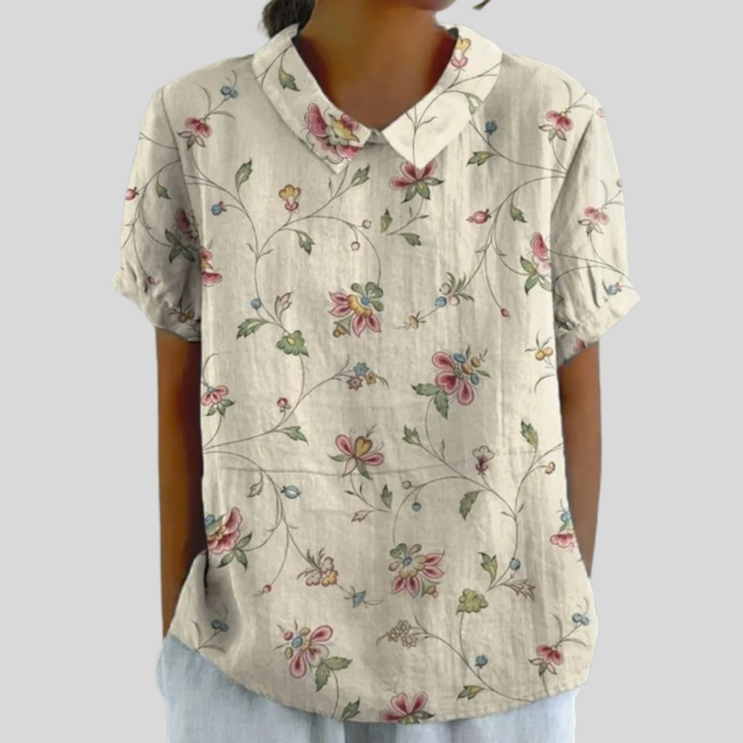 Blumiges Bequemes Elegantes Top
