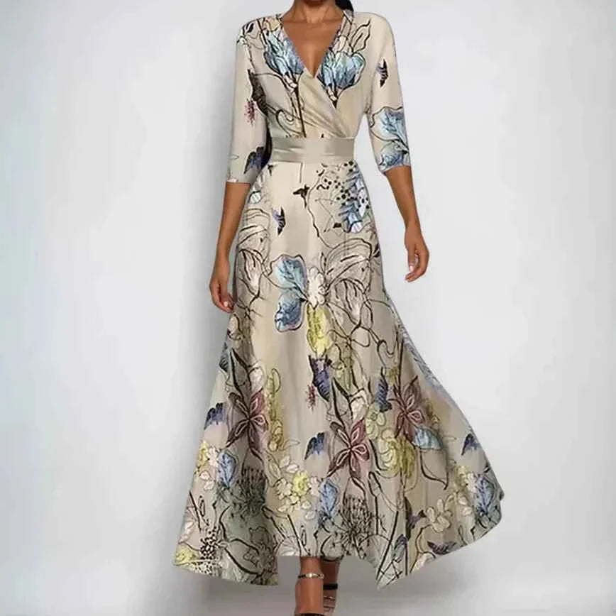 Emily | Elegantes Blumenkleid