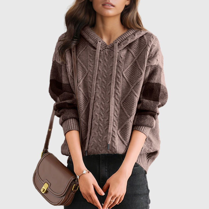 Julie | Gestrickter Hoodie