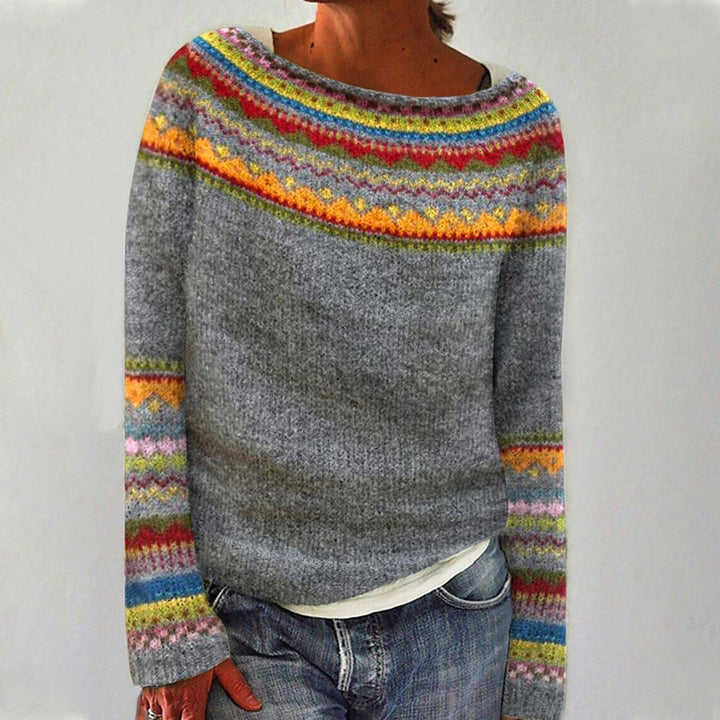 Elyse | Retro Wolle Pullover