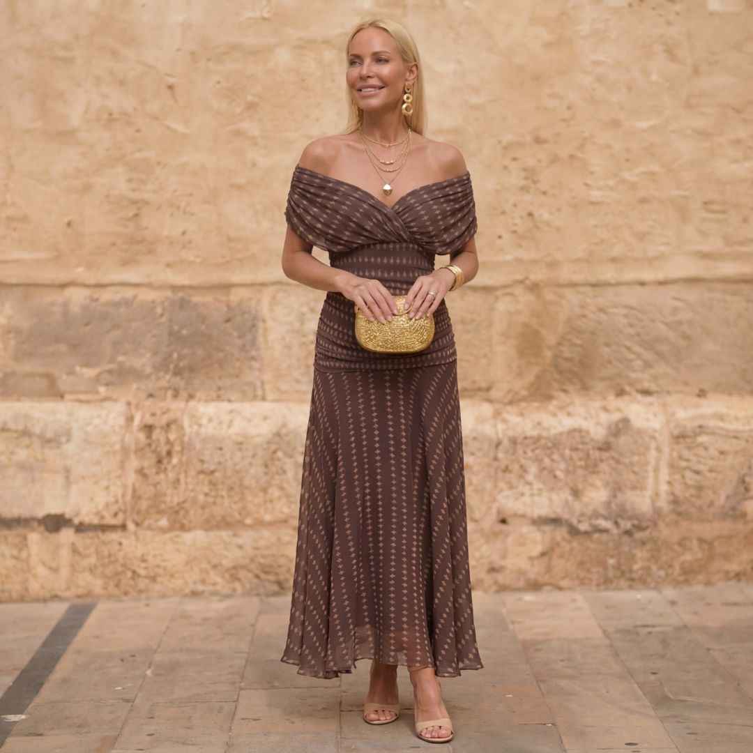 Sienna | Leichte Geometrische Kleid