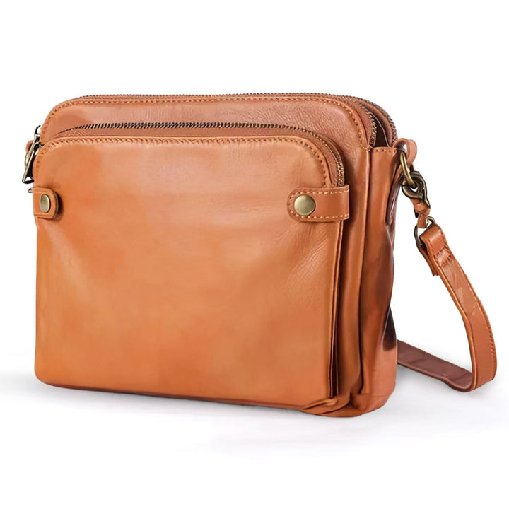 Kimberly™ | Klassische Lederhandtasche