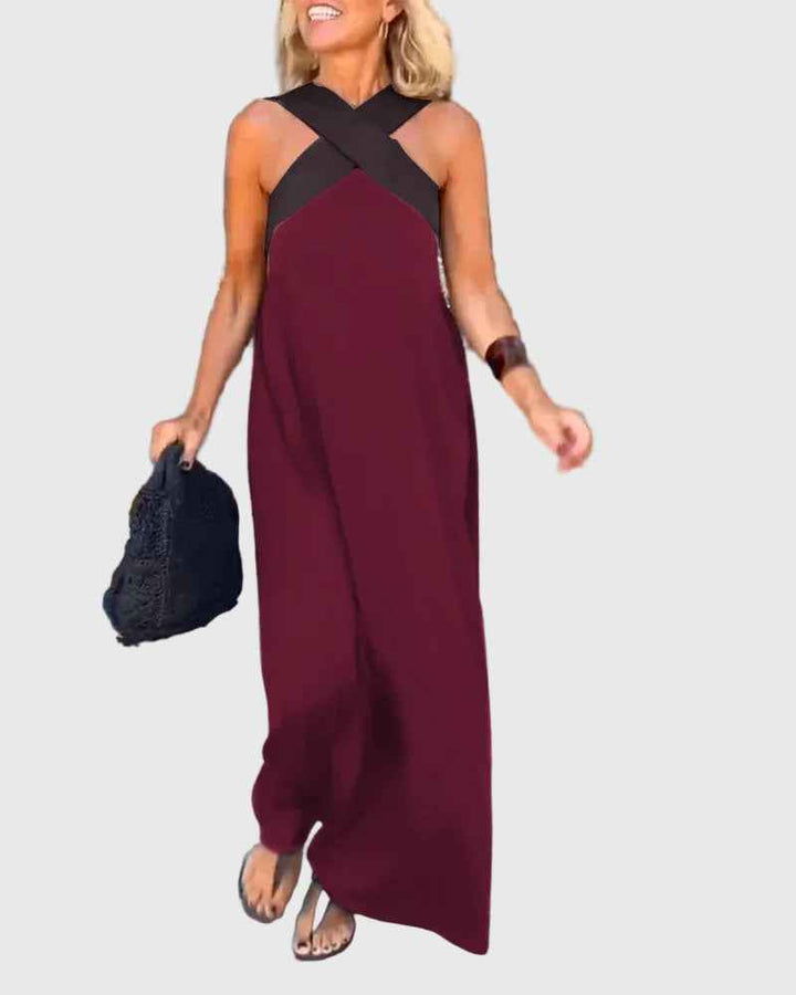 Elena | Maxi Kleid Fliessend und Elegant