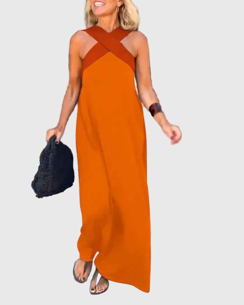 Elena | Maxi Kleid Fliessend und Elegant