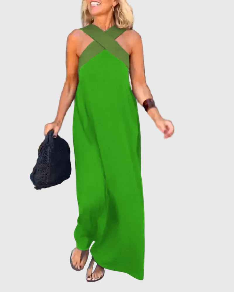 Elena | Maxi Kleid Fliessend und Elegant
