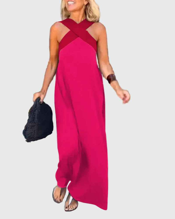 Elena | Elegantes Maxi Fliessendes Kleid