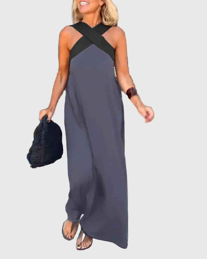 Elena | Elegantes Maxi Fliessendes Kleid
