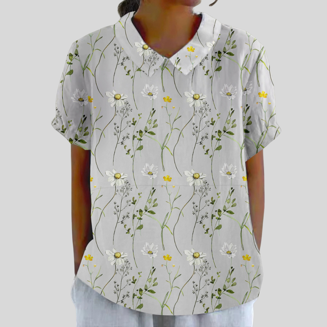Blumiges Bequemes Elegantes Top
