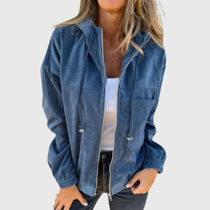 Delphine | Weiches Zip-Up Weste
