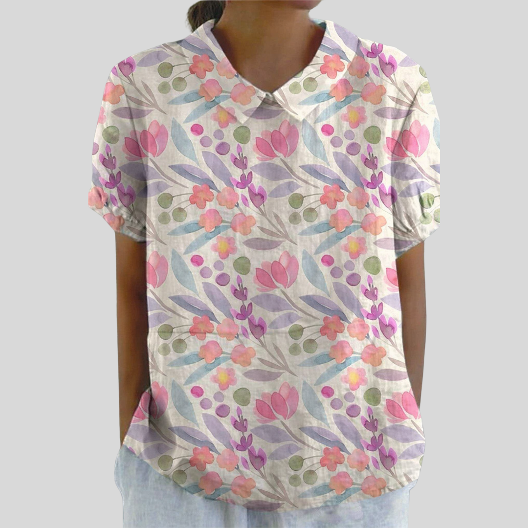 Elegante Blumen Top
