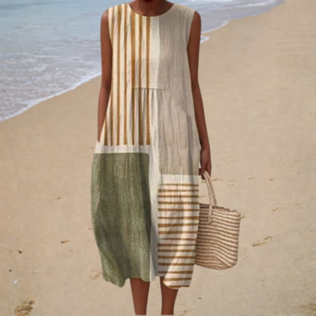 Bequeme Sommerkleid ohne Ärmel