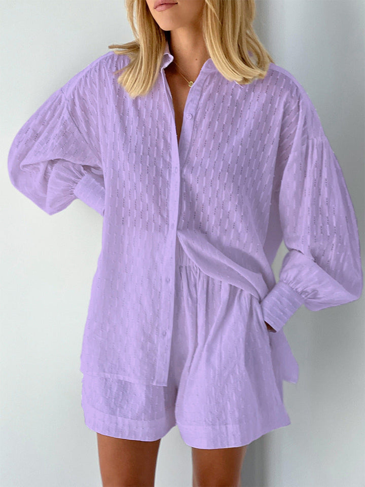 Elizabeth - Set aus Bluse und Leichten Shorts