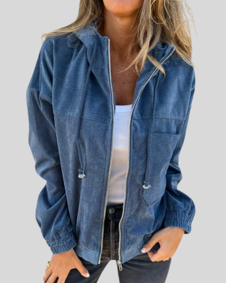 Delphine | Weiches Zip-Up Weste