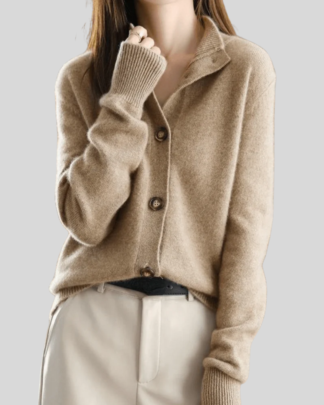 Claire | Retro Stil Kaschmir Cardigan