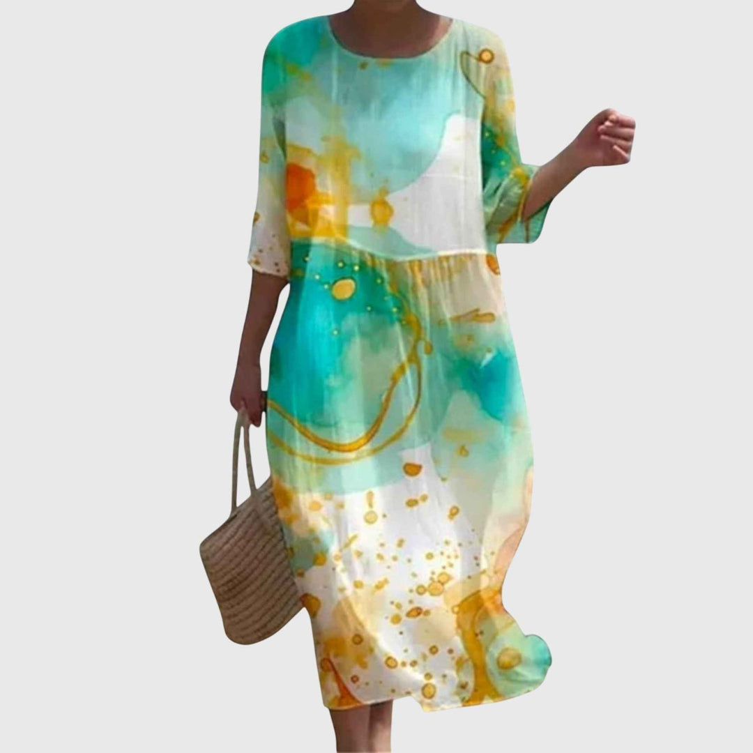 Hayley™ | Elegantes Maxi Blumenkleid