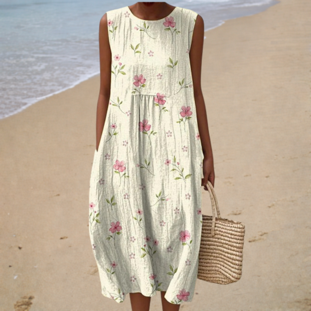Sommerliches Bequemes Ärmelloses Kleid