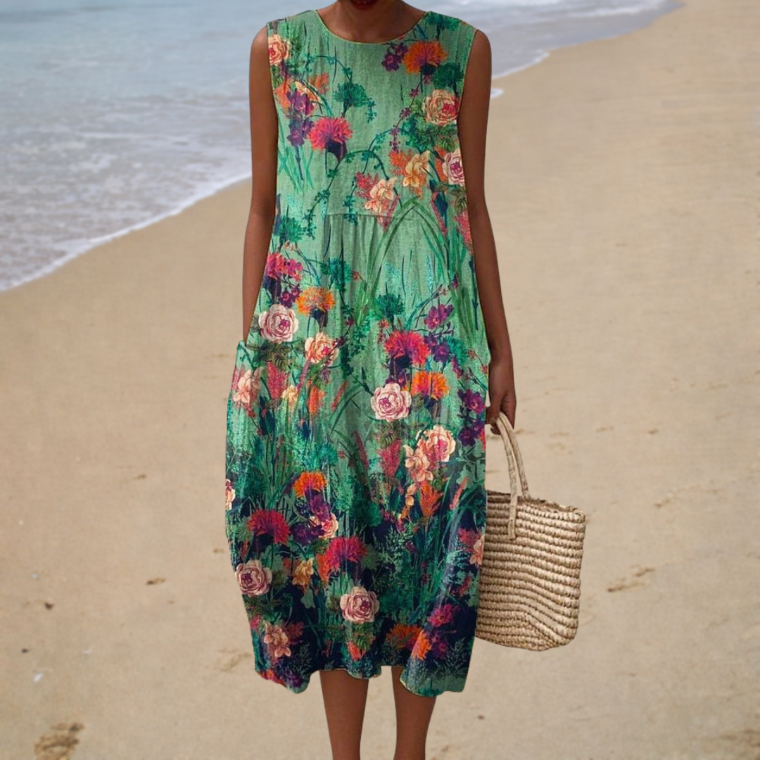 Sommerliches Bequemes Ärmelloses Kleid