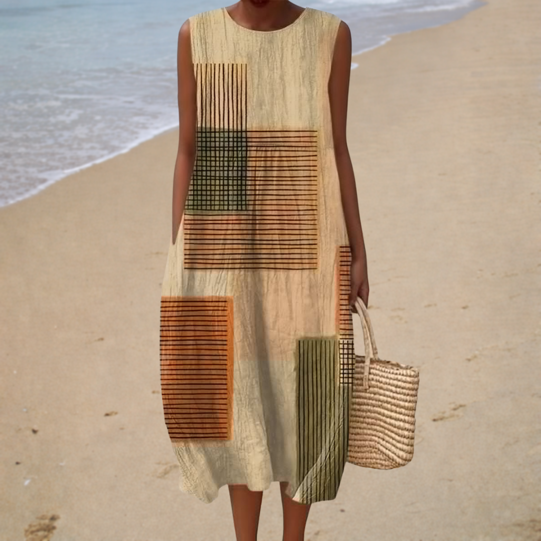 Sommerliches Bequemes Ärmelloses Kleid