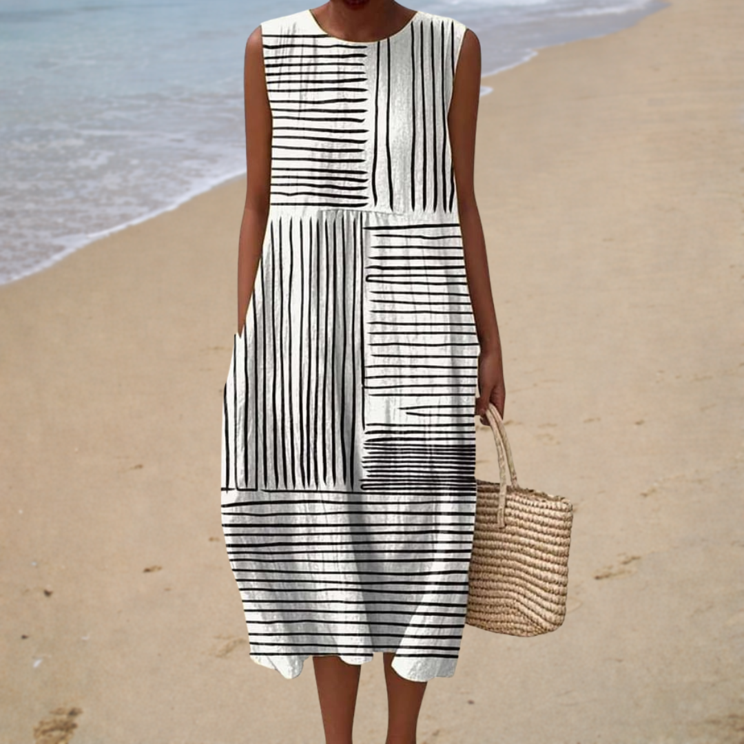 Bequeme Sommerkleid Ohne Ärmel
