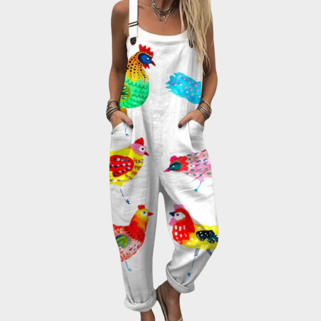 Bequemer bedruckter Overall