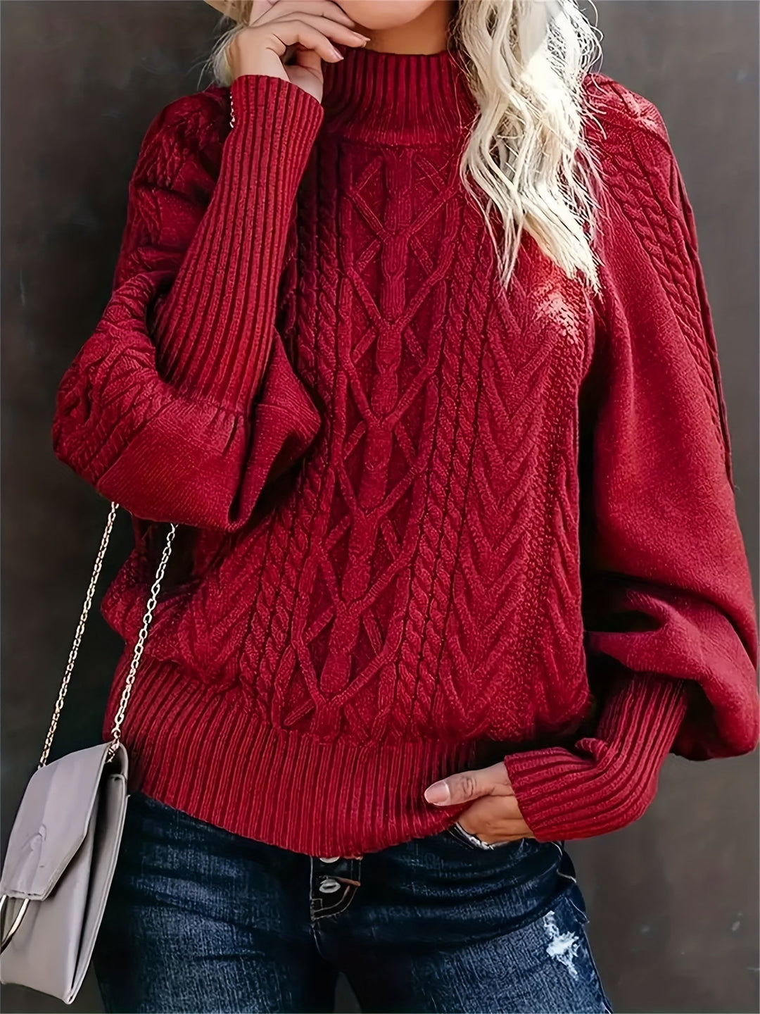 Lory | Langer Casual Pullover mit langen Ärmeln