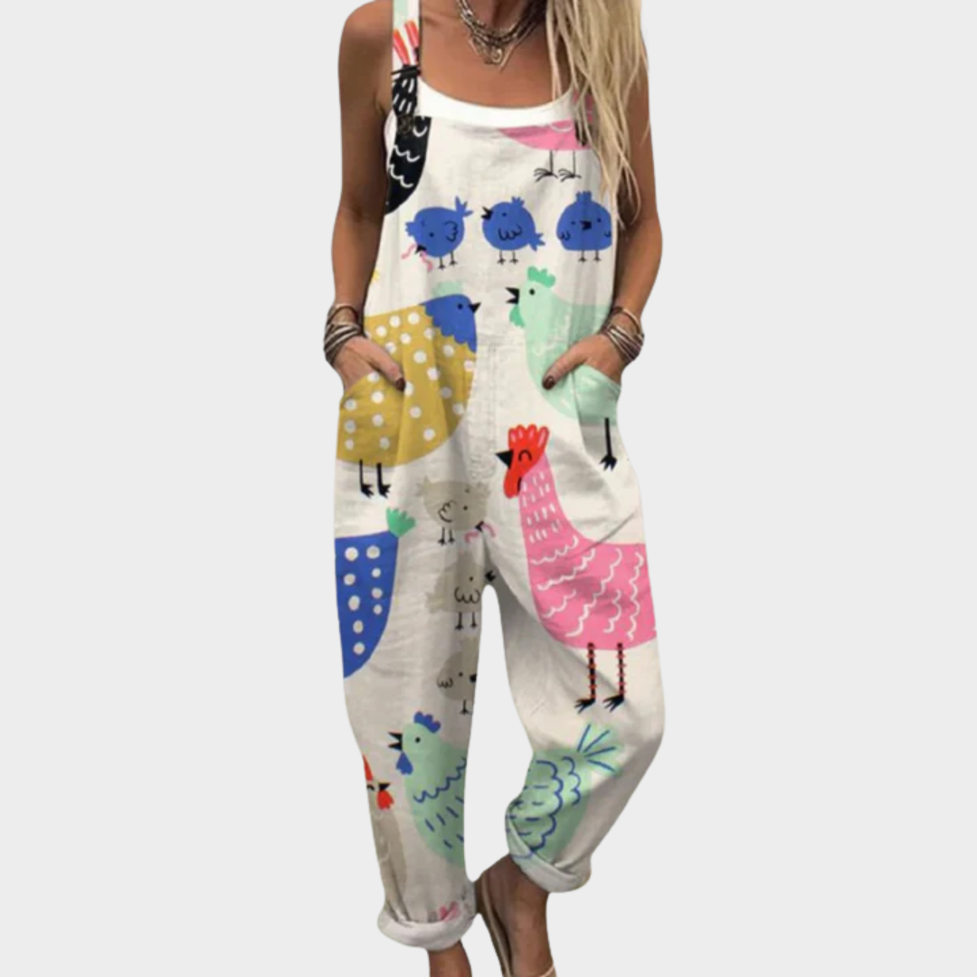 Bequemer bedruckter Overall