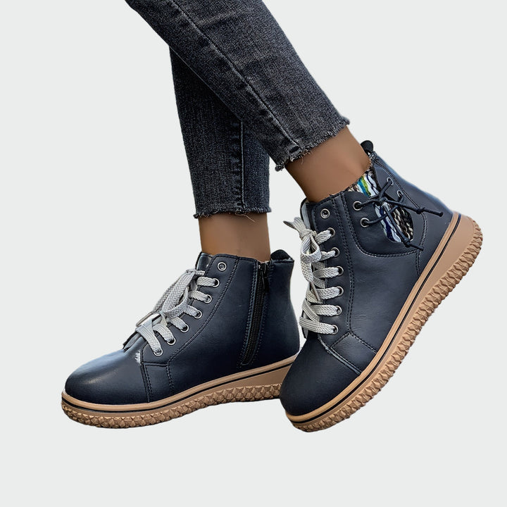 Leder orthopädische Stiefeletten