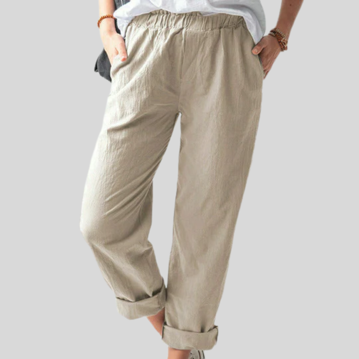 Neria - Hose mit Weicher Struktur