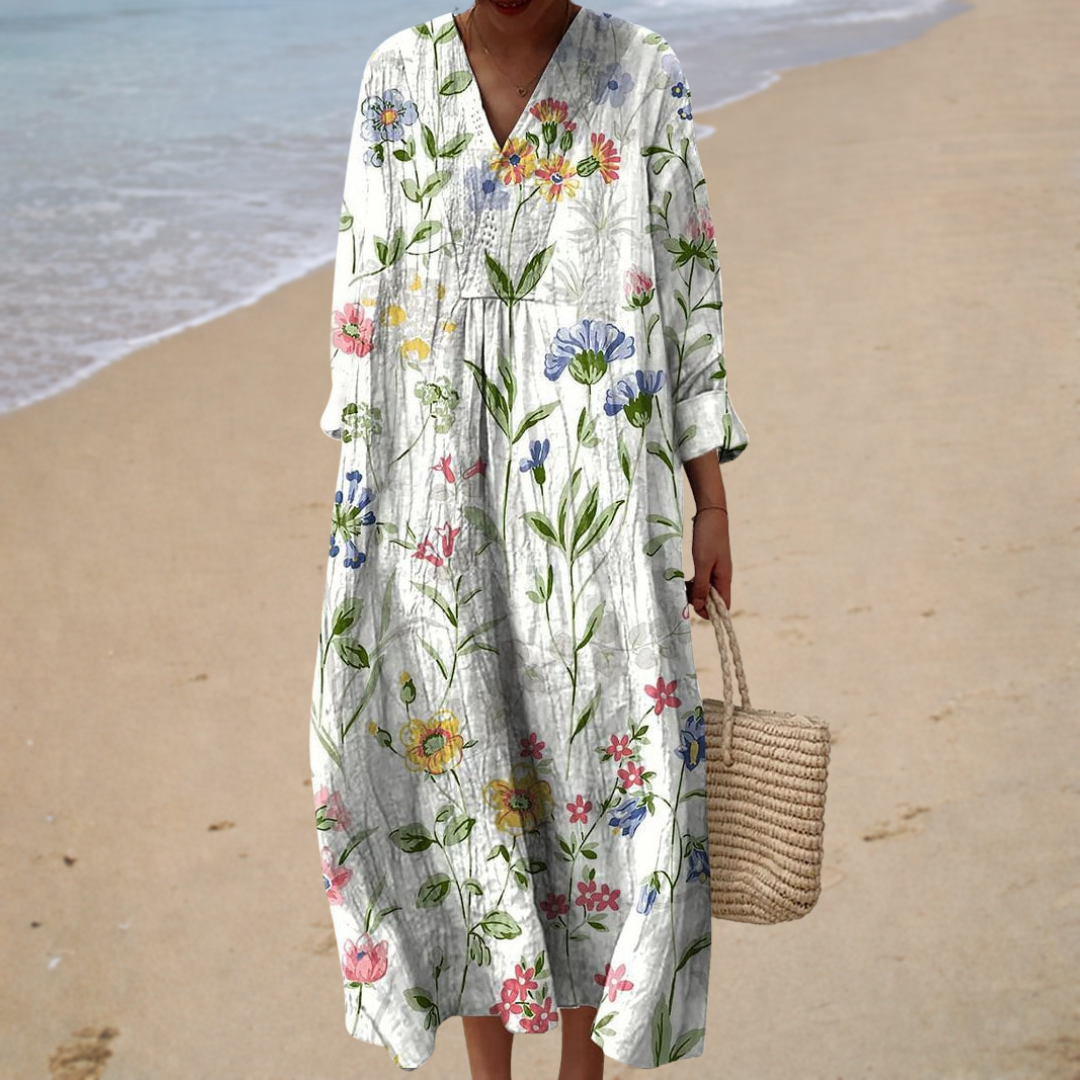 Fliessendes Bedrucktes Sommerkleid