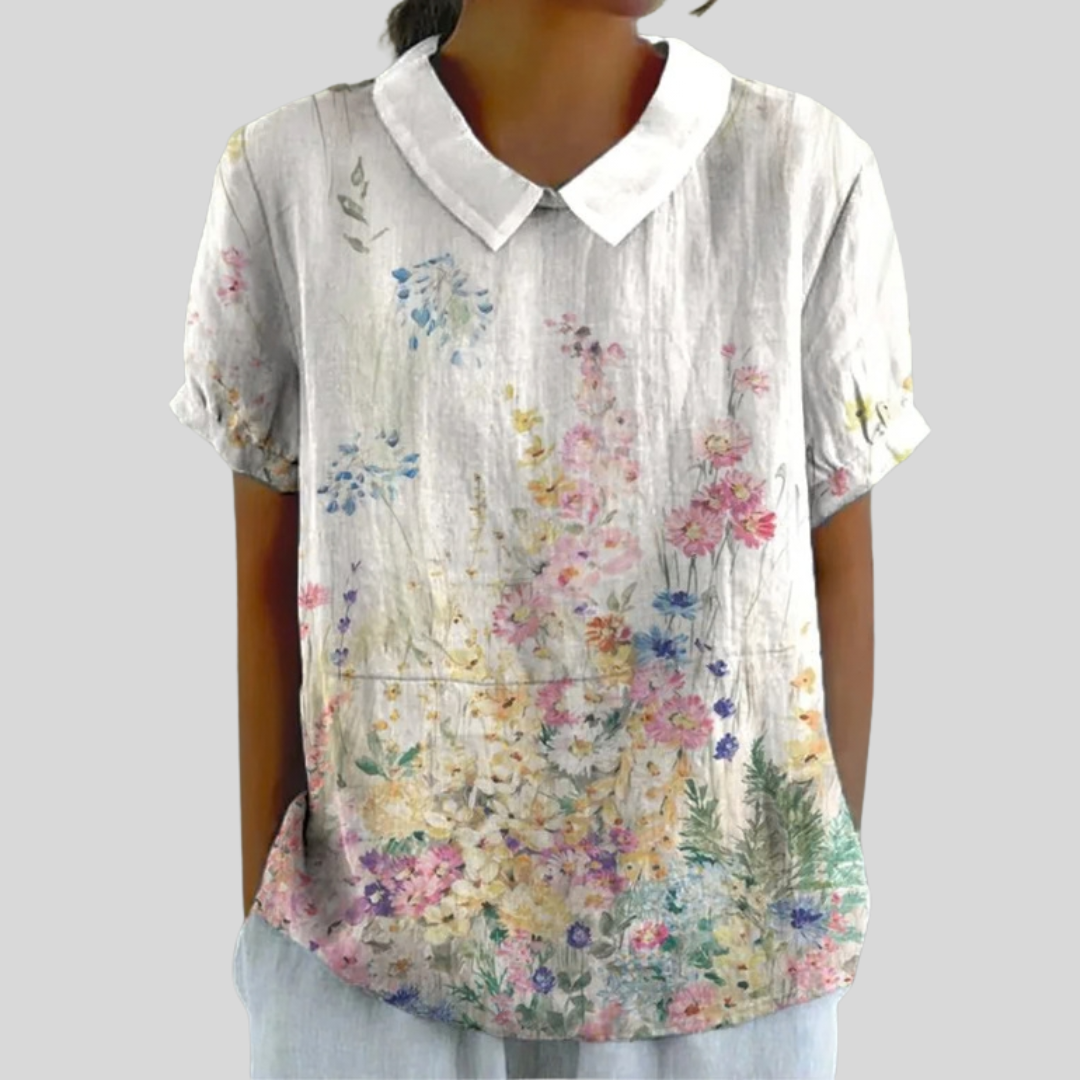 Elegante Blumen Top