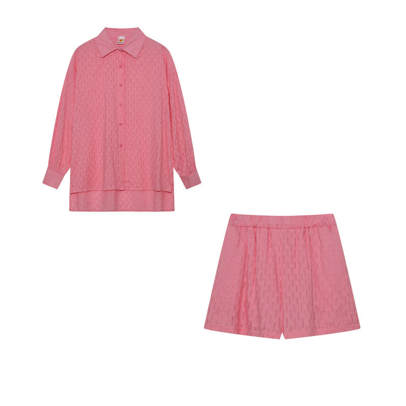 Elizabeth - Set aus Bluse und Leichten Shorts