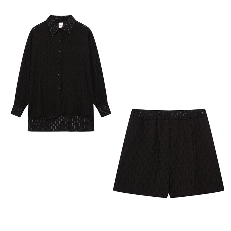 Elizabeth - Set aus Bluse und Leichten Shorts