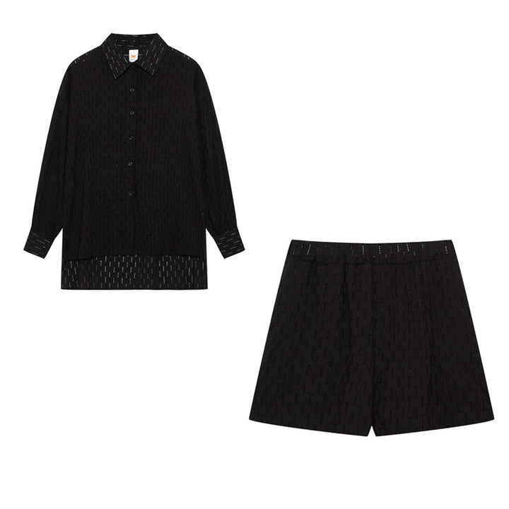 Elizabeth - Set aus Bluse und Leichten Shorts