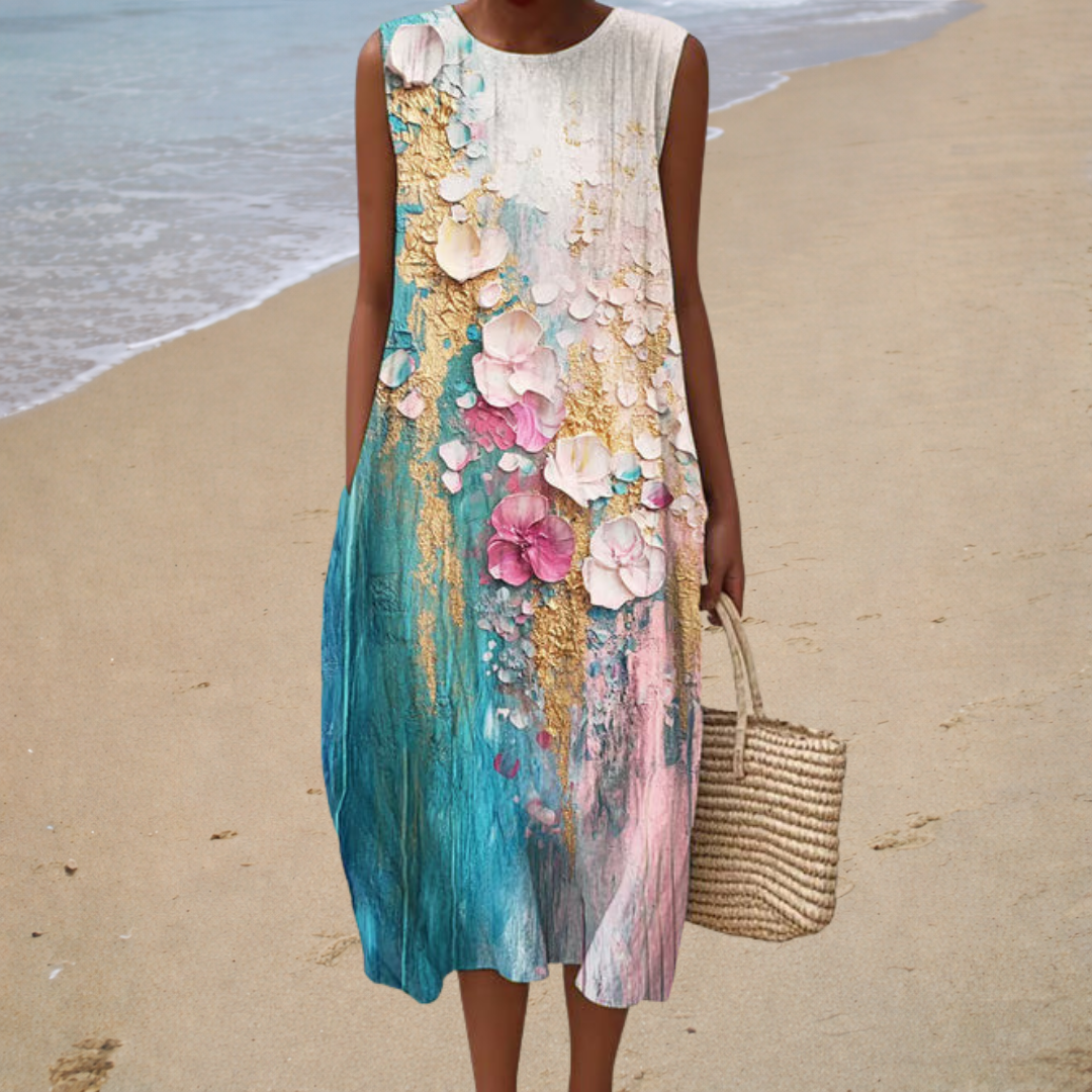 Sommerliches Bequemes Ärmelloses Kleid