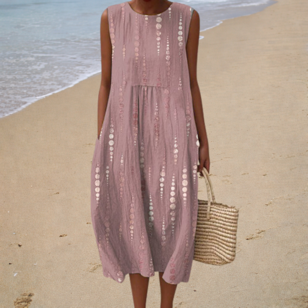 Sommerliches Bequemes Ärmelloses Kleid