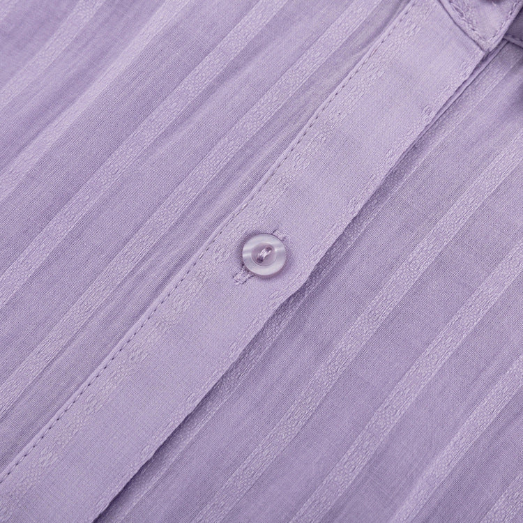 Viola - Ensemble mit Knopfs Hemd und Luftigen Shorts