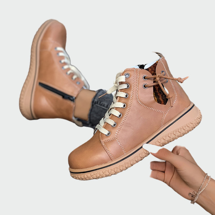 Leder orthopädische Stiefeletten