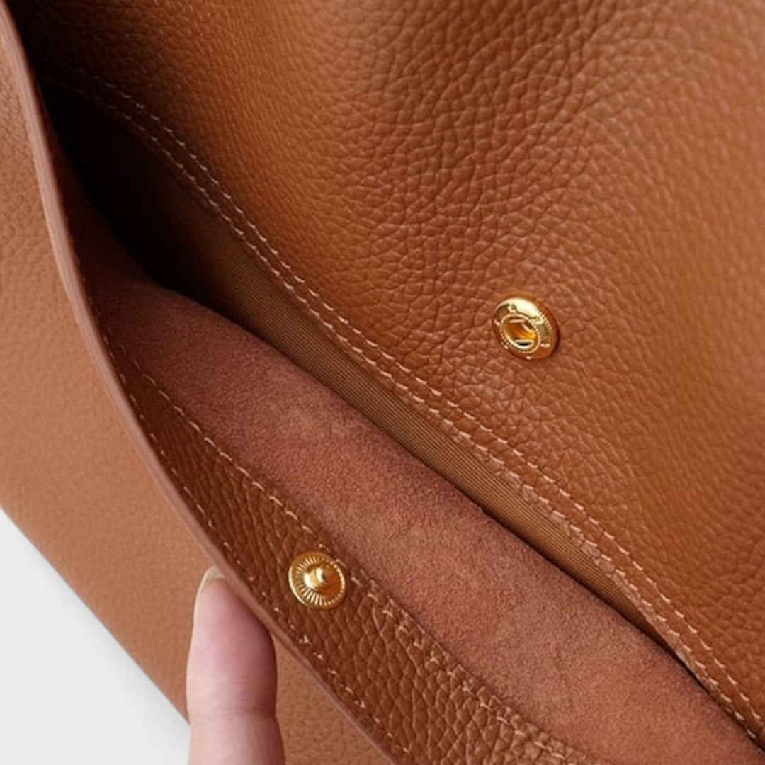 Elena™ | Elegante Leder-Schultertasche