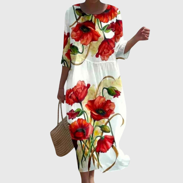 Hayley™ | Elegantes Maxi Blumenkleid