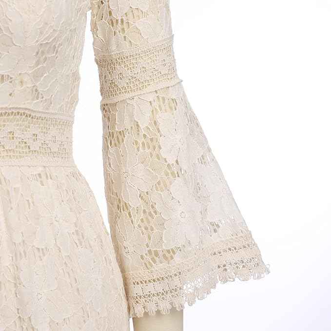 Amary - Boho Spitze Kleid