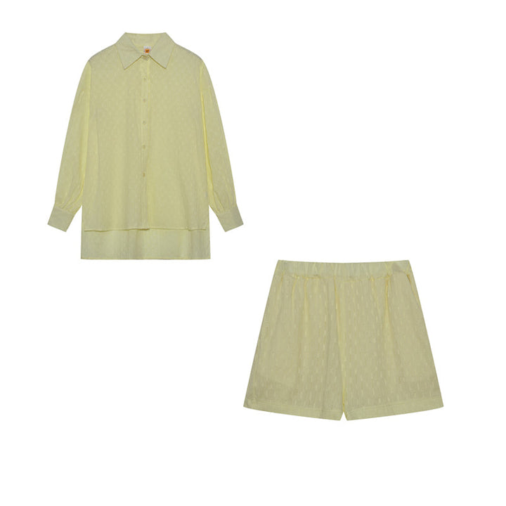Elizabeth - Set aus Bluse und Leichten Shorts