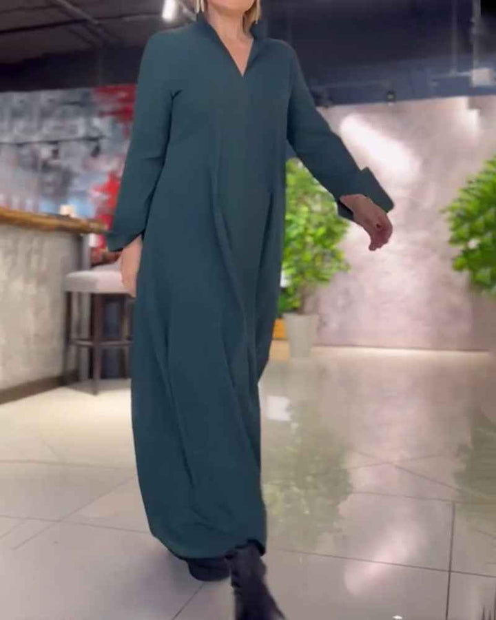 Sylvie - Langes lockeres Kleid
