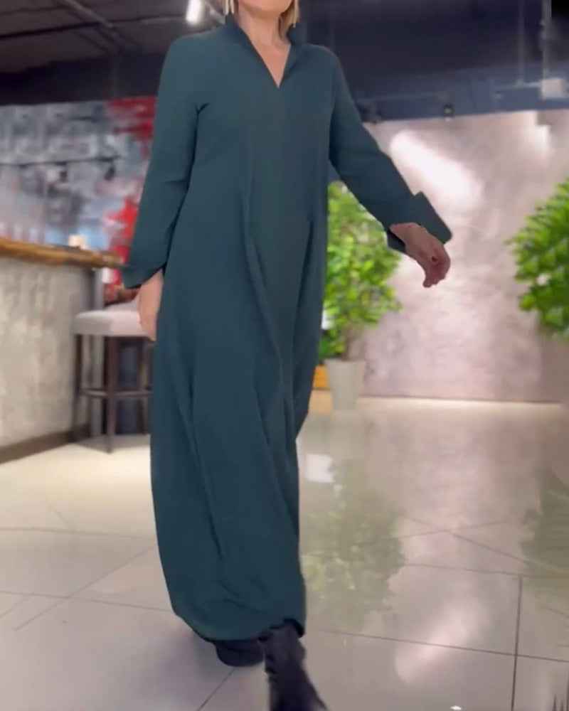 Sylvie - Langes lockeres Kleid