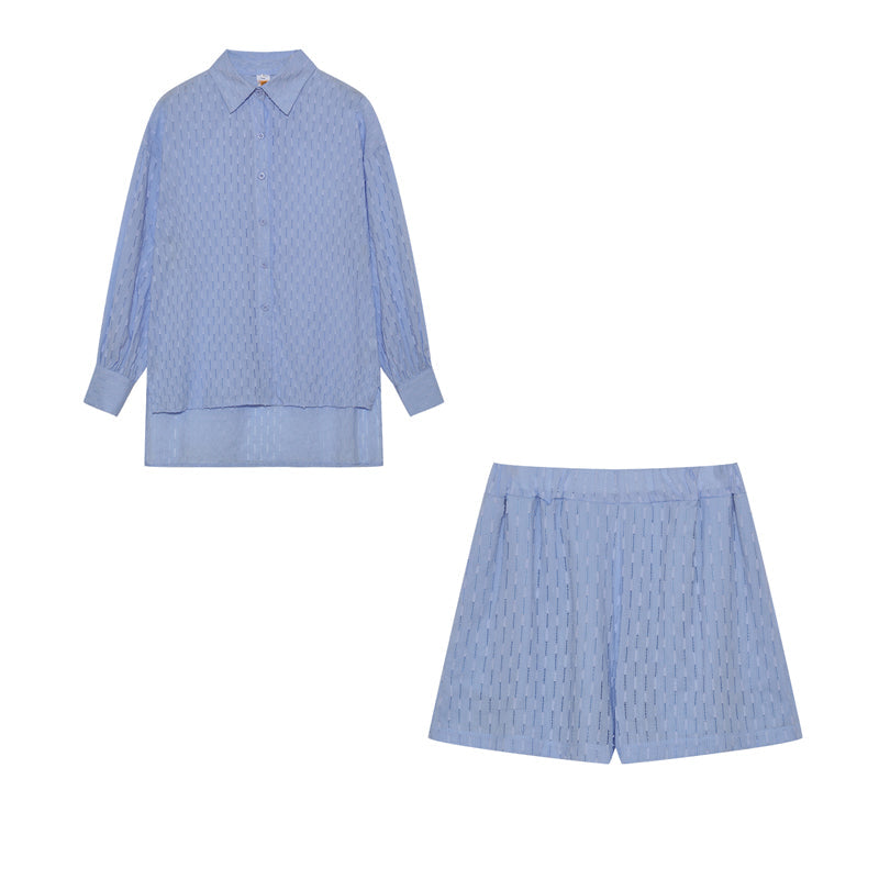 Elizabeth - Set aus Bluse und Leichten Shorts