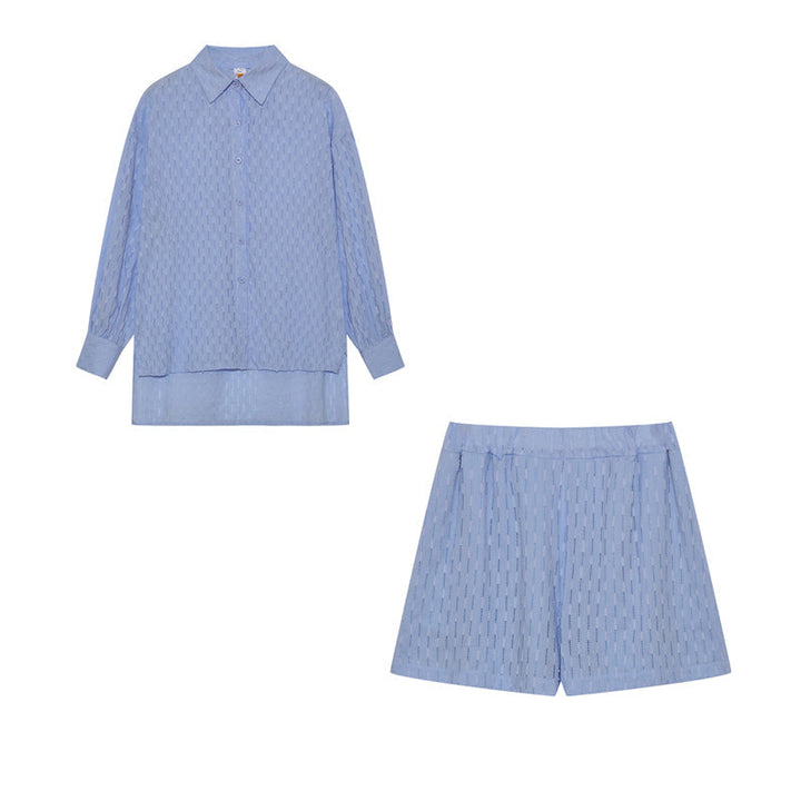 Elizabeth - Set aus Bluse und Leichten Shorts