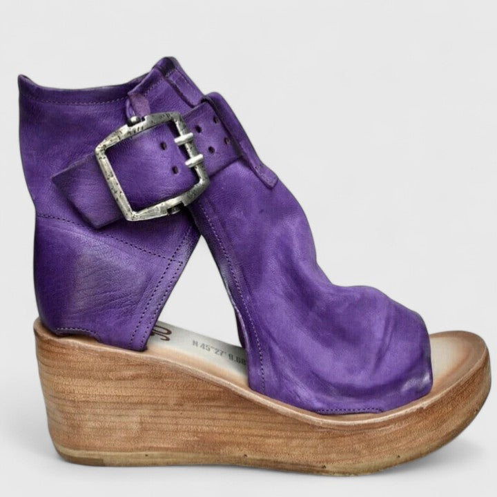 Karline - Klassische Wedge Sandalen