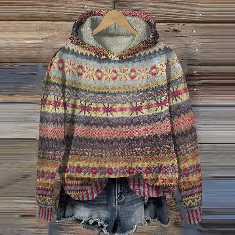 Gaby | Retro Ethnisches Sweatshirt