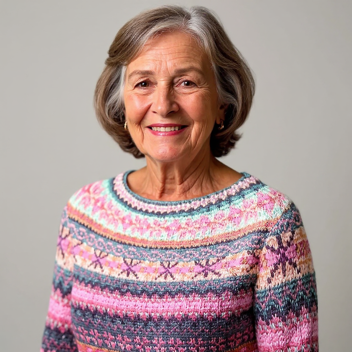 Ludivine | Vintage gestrickter Pullover